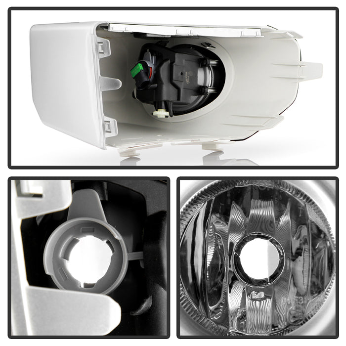 Spyder 07-14 Toyota FJ Cruiser OEM Style Fog Lights w/ Switch - Clear F-TFJ07-C