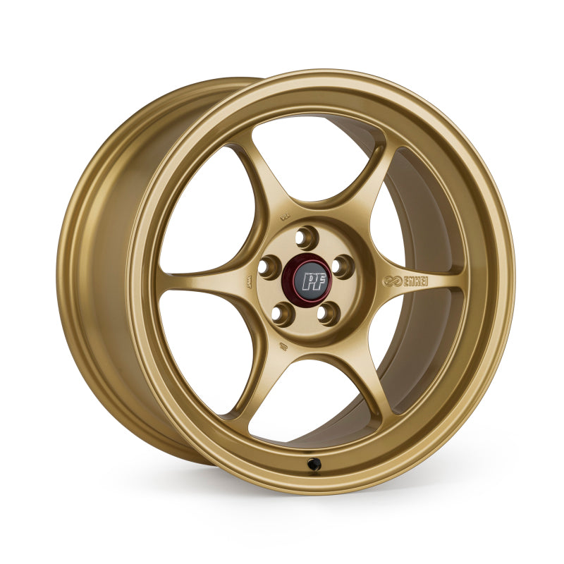 Enkei PF06 19x9 5x112 27mm Offset 75mm Bore Gold Wheel (MOQ 40)