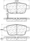 StopTech 06-14 Honda Ridgeline Street Select Rear Brake Pads