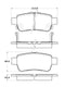 StopTech Street Touring 06-13 Honda Odyssey Rear Brake Pads