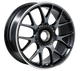 BBS CH-R 20x9 CL ET51 CB84 Satin Black Polished Rim Protector Wheel