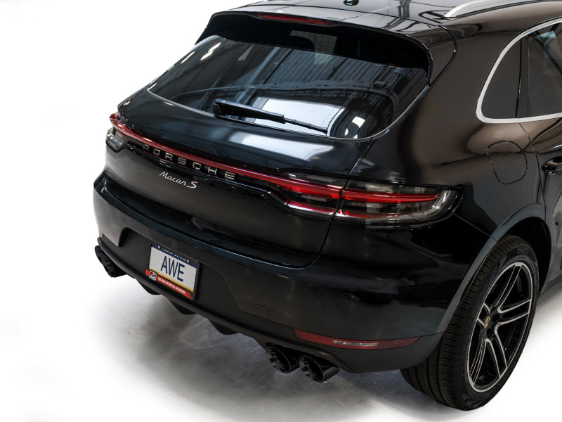 AWE Tuning 19-21 Porsche Macan 3.0T/2.9TT Touring Edition Catback Exhaust w/ Diamond Black Tips