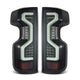 AlphaRex 19-23 Chevrolet Silverado 1500/2500HD/3500HD PRO-Series LED Tail Lights Jet Black