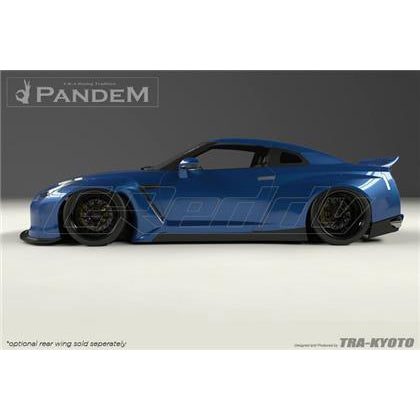 GReddy 09+ Nissan GT-R R35 Pandem Front Lip Dry Carbon (Special Order)