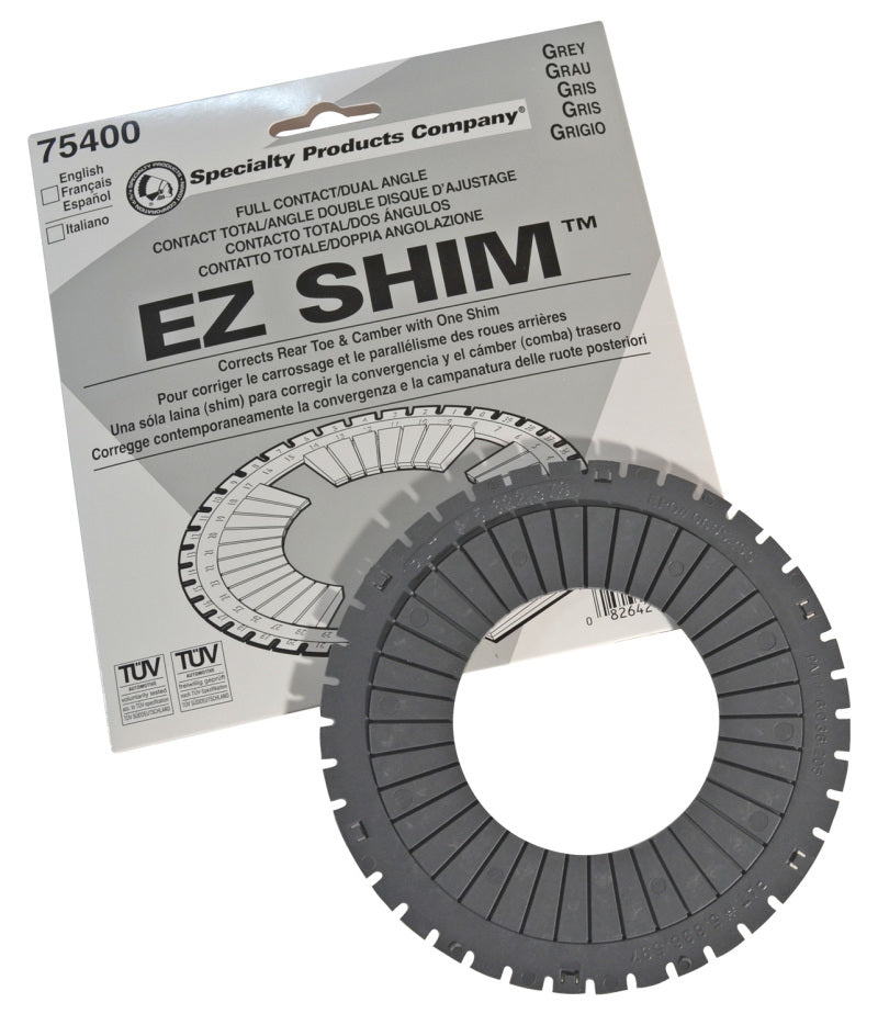 SPC Performance EZ Shim Dual Angle Camber/Toe Shim (Grey)