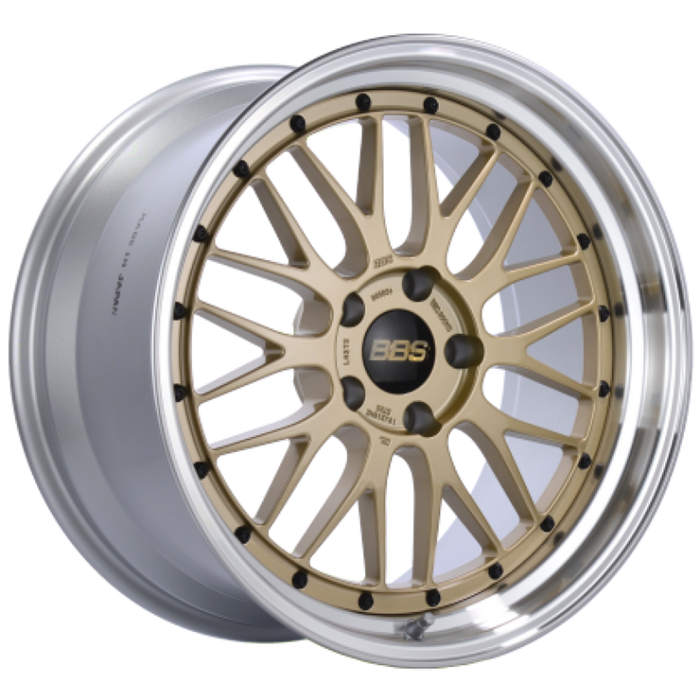 BBS LM 19x12 5x130 ET44 CB 71.6 Diamond Gold Wheel