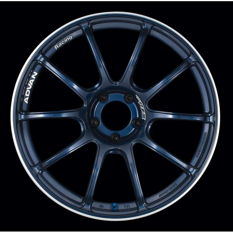 Advan RZII 17x9.0 +45 5x114.3 Racing Indigo Blue Wheel