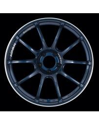 Advan RZII 17x8.0 +37 5x114.3 Racing Indigo Blue Wheel