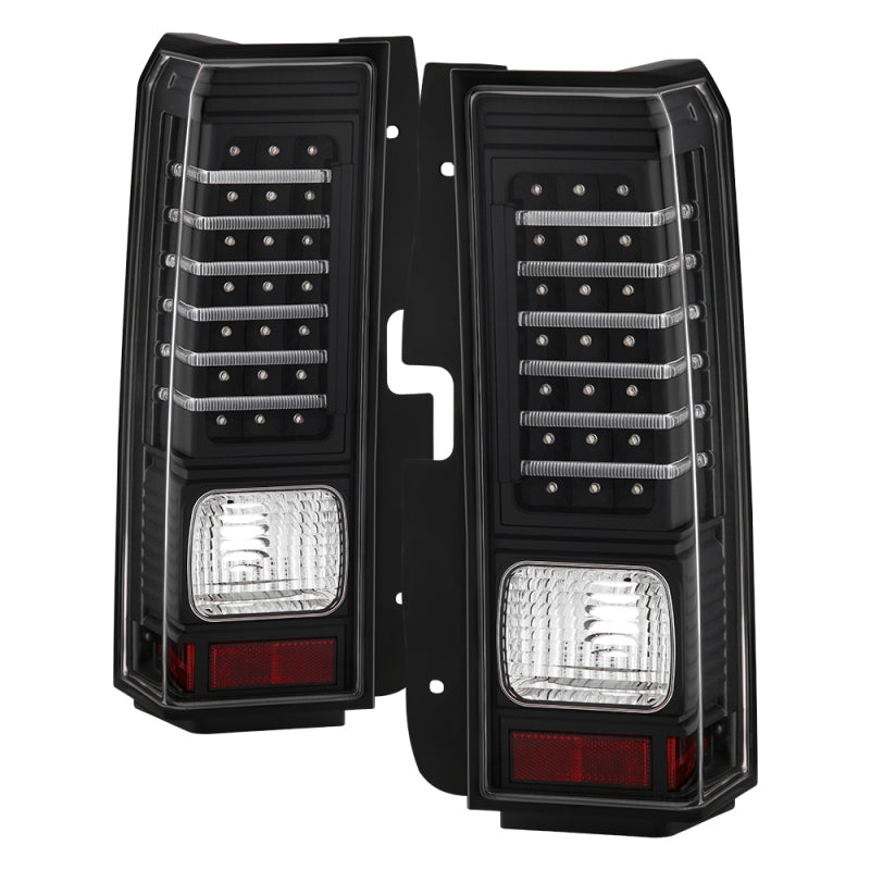 Xtune Hummer H3 06-09 ( Non H3T ) LED Tail Lights Black ALT-ON-HH306-LED-BK