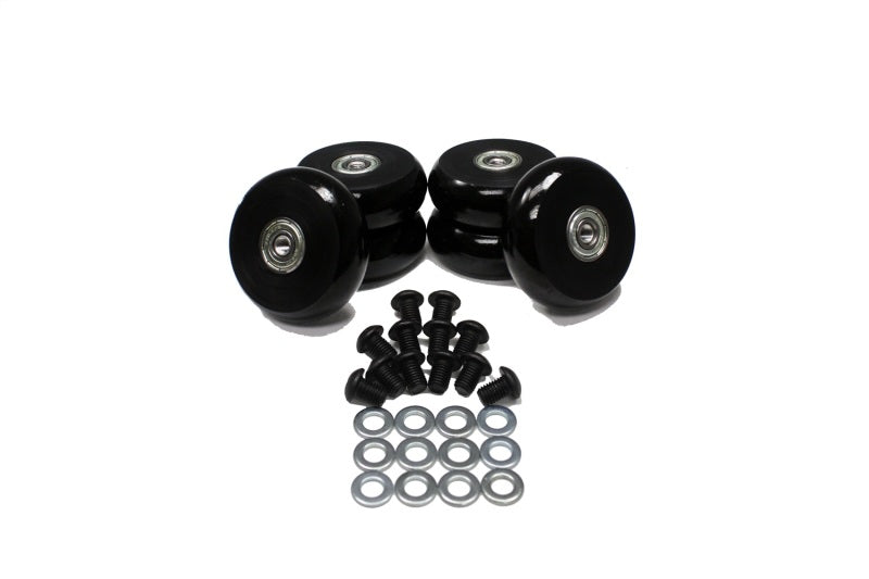 Energy Suspension 2.375in Black Hyper-Glide PolyCreeper Wheels (Set of 6)