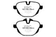 EBC 11+ BMW X3 2.0 Turbo (F25) Ultimax2 Rear Brake Pads