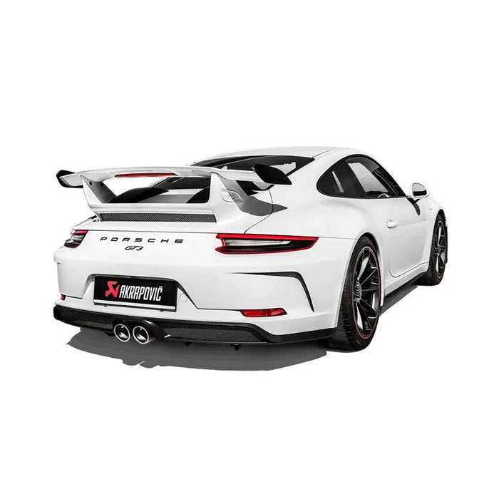 Akrapovic 2018 Porsche 911 GT3 RS (991.2) Slip-On Race Line (Titanium) w/Titanium Tips