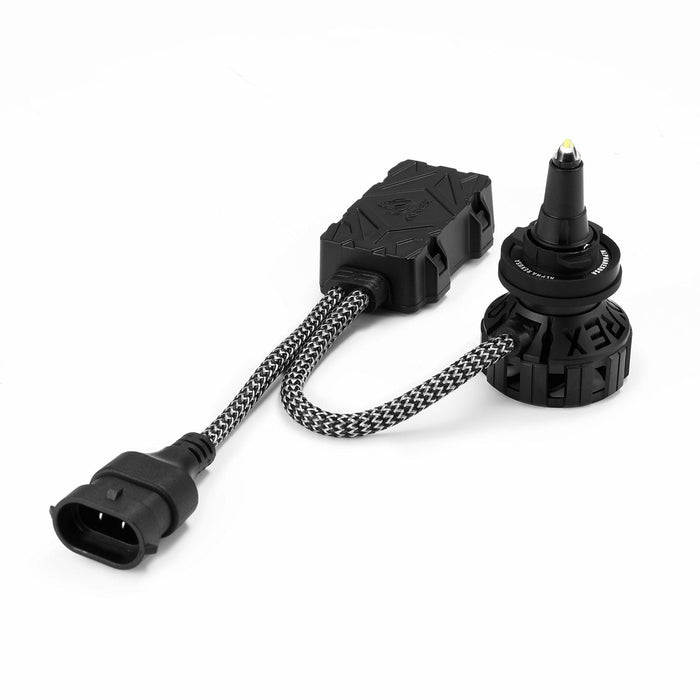 AlphaRex Black Ammo Panoramic LED Light Bulbs - 9006