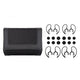 Akrapovic Leather Headphones Case - Black