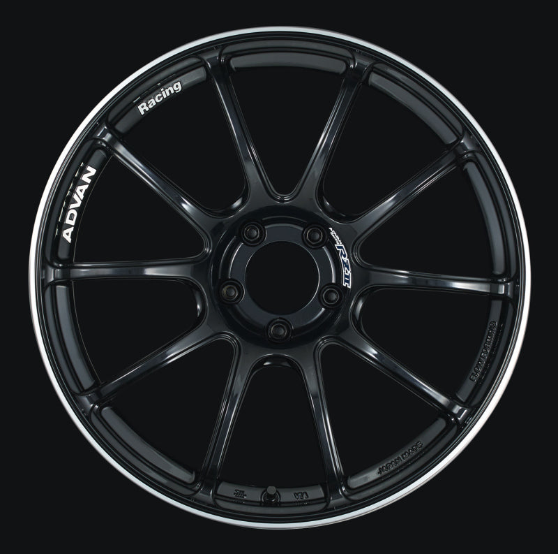 Advan RZII 18x9.0 +53 5x120 Racing Gloss Black Wheel
