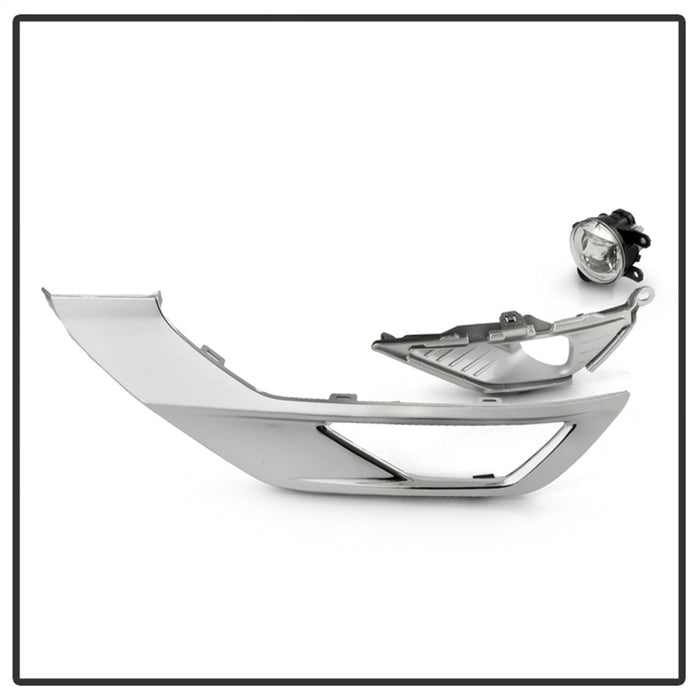 Spyder 22-24 Mitsubishi Outlander OEM LED Fog Light w/ Switch - Clear (FL-MOUT22-LED-C)