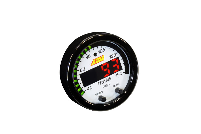 AEM X-Series Temperature 100-300F Gauge Kit (ONLY Black Bezel and Water Temp. Faceplate)