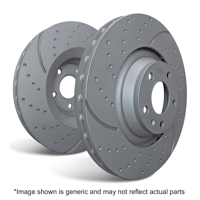 EBC 2020+ Genesis GV80 2.5T (4 Piston Caliper) GD Sport Front Rotors
