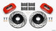Wilwood DPHA Front Caliper & Rotor Kit Drill Red Honda / Acura w/ 262mm OE Rotor