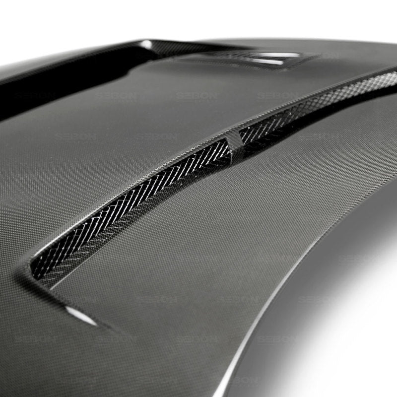 Seibon 09-12 Nissan GTR R35 DV-Style Carbon Fiber Hood