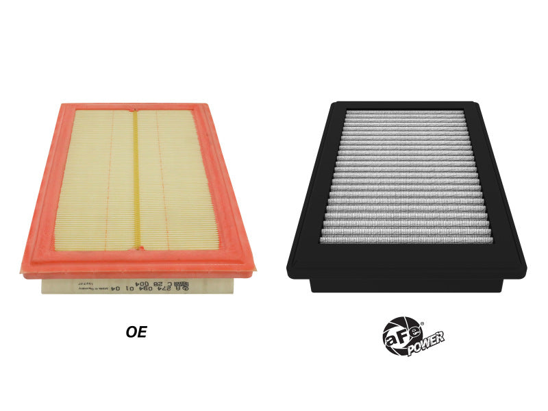 aFe MagnumFLOW OE Replacement Air Filter w/Pro Dry S Media 15-18 Mercedes C300 (L4-2.0L Turbo)