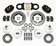 Wilwood Forged Dynalite Front Kit 11.00in Drilled 1970-1973 Mustang Disc & Drum Spindle