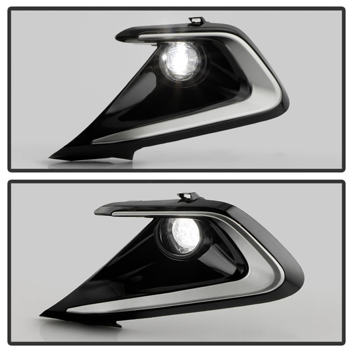 Spyder 23-24 Toyota Corolla Hatchback OEM Full Fog Lights w/Switch - Clear (FL-TCOC2023-HB-LED-C)