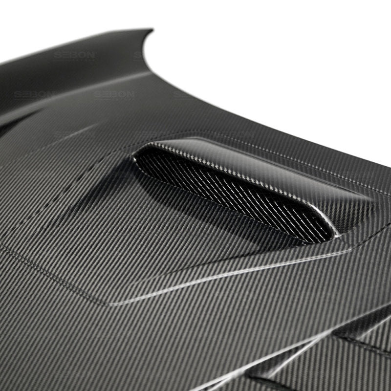 Seibon 17-18 Honda Civic Type-R TS-Style Carbon Fiber Hood