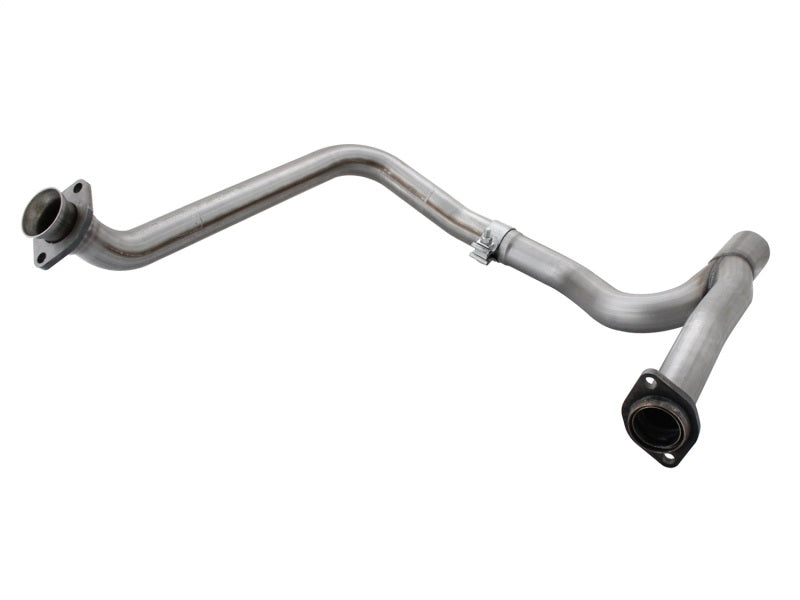 aFe Twisted Steel Y Pipe 2-2.5in SS Exhaust 12-17 Jeep Wrangler Unlimited V6-3.6L(4 Dr-Manual Trans)