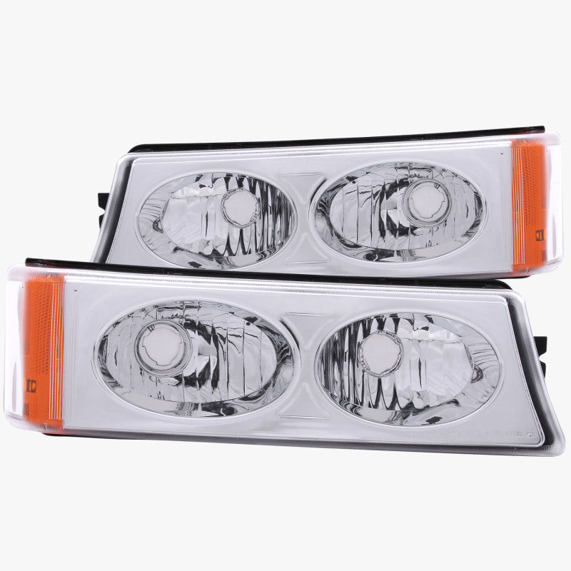 ANZO 2003-2006 Chevrolet Silverado 1500 Euro Parking Lights Crystal