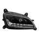 Spyder 13-19 Peterbilt 579 Passenger Side Projector Headlights - Black (PRO-YD-PB57914-SEQ-R-BK)