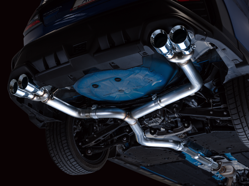 AWE Tuning 2022+ VB Subaru WRX Track Edition Exhaust - Chrome Silver Tips