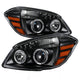 xTune Chevy Cobalt 05-10 Halo Projector Headlights Black PRO-JH-CCOB05-LED-BK