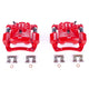 Power Stop 10-14 Subaru Legacy Rear Red Calipers w/Brackets - Pair