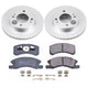 Power Stop 14-15 Mitsubishi Mirage Front Z17 Evolution Geomet Coated Brake Kit