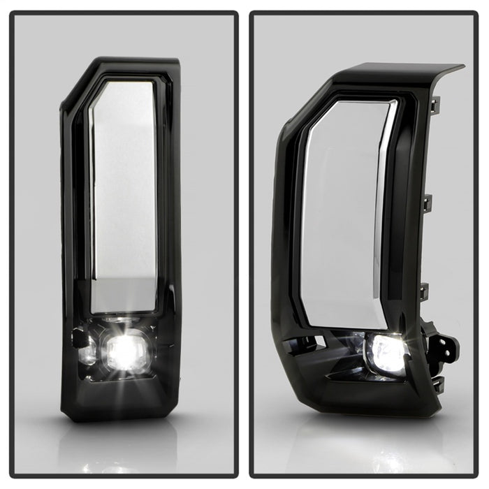 Spyder 24-25 GMC Sierra 2500HD/3500HD OEM Full LED Fog Lights w/Switch - Clear (FL-GS2024-25-LED-C)