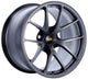 BBS RI-A 18x9 5x114.3 ET50 82mm PFS Required Matte Graphite Wheel
