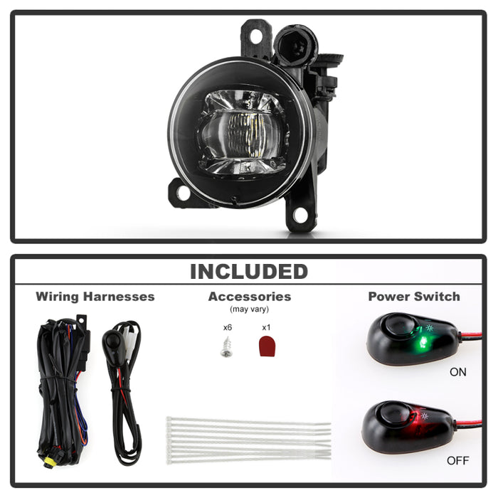 Spyder 21-23 Ford Bronco Sport/Big Bend OEM Full LED Fog Lights - w/ Switch (FL-FB2021-LED-S-C)