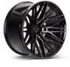 Vossen HF6-5 22x10 / 6x139.7 / ET-18 / Super Deep Face / 106.1 - Gloss Black Wheel