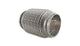 Vibrant SS Flex Coupling w/ Interlock Liner and Mesh Braid 3in Inlet/Outlet x 6in long