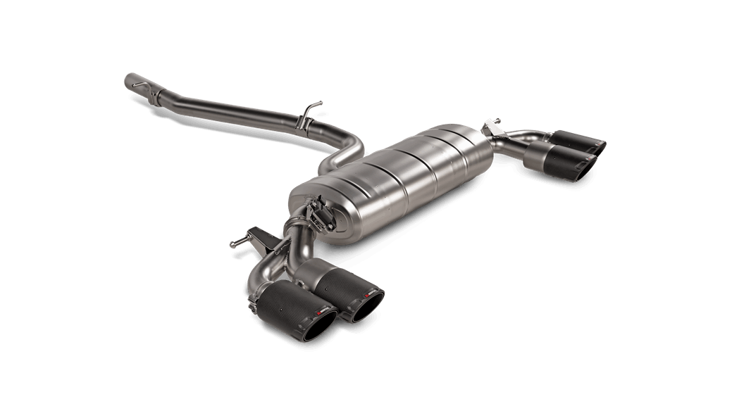 Akrapovic 2021+ Audi S3 Sportback (8Y) Evolution Line Cat Back (Titanium) w/Carbon Tips