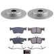 Power Stop 19-24 Acura RDX Rear Z17 Coated Brake Kit