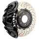 Brembo 25+ BMW X3 M50 xDrive (G45) Front GT BBK 8 Piston Cast 412x38 2pc Rotor Drilled - Black