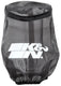 K&N 4.5in Base ID x 3.5in Top ID x 6in H - Black - Round Tapered - Drycharger Air Filter Wrap