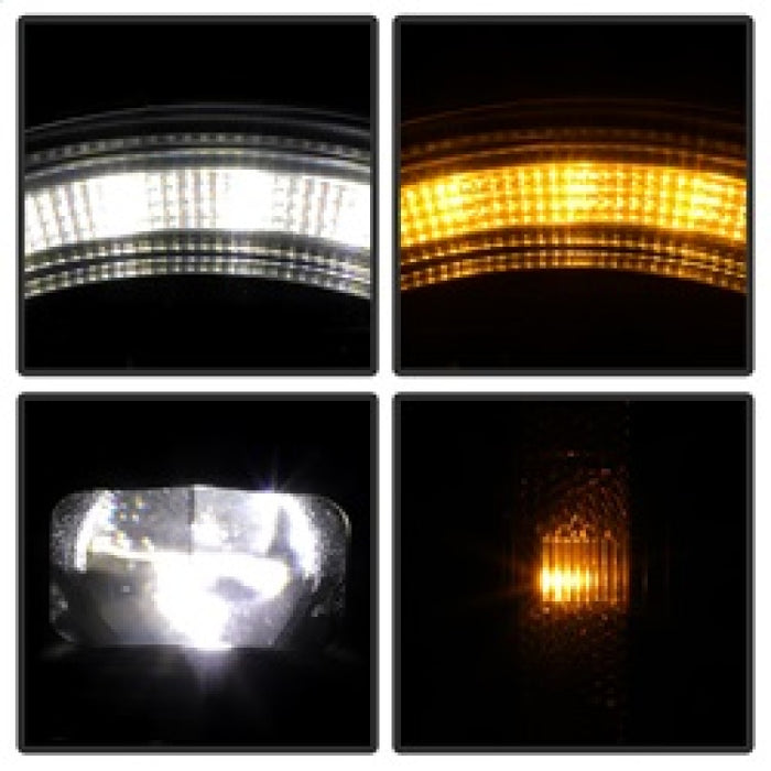 Spyder 21-24 Ford Bronco High-Power LED Headlights - Black (PRO-YD-FB21LEDAP-SEQSBGR-BK)