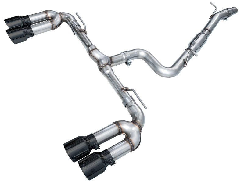 AWE 22-24 Audi 8Y S3 Track Edition Exhaust  - Diamond Black Tips