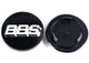 BBS Center Cap 70.6mm Black/Silver (5-tab)