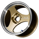 Advan ONI2 15x7 / ET +30 / 4x100 - Machining & Champagne Gold Wheel