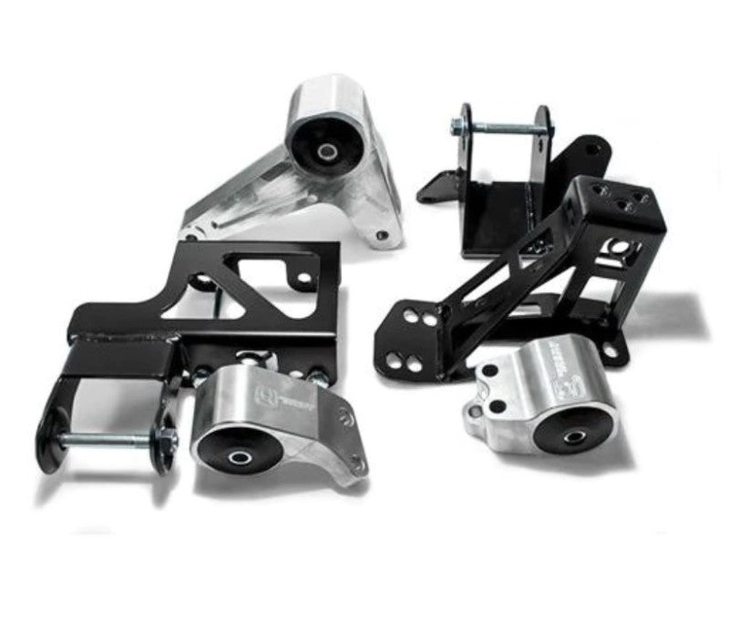 Innovative 92-95 Civic K-Series Silver Aluminum Mounts 95A Bushings (Not K24 Trans)