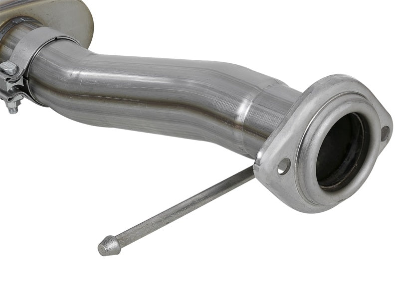 aFe Rebel Series 3in. to 2.5in. 409 SS C/B Exhaust 11-14 Ford F-150 V6-3.5L (tt) - Polished Tip